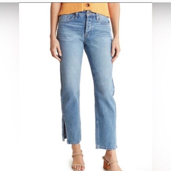 NWT Vigoss Ace Straight Leg Split Hem Jean - Picture 3 of 9